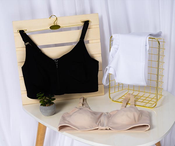 Brassiere Con Cremallera Cubrimiento Total